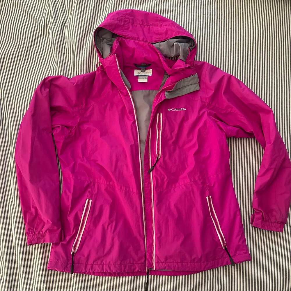 Hot Pink Columbia Jacket (Women’s L)